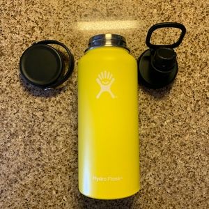 Hydro Flask 32oz Wide Mouth Bottle w/Extras